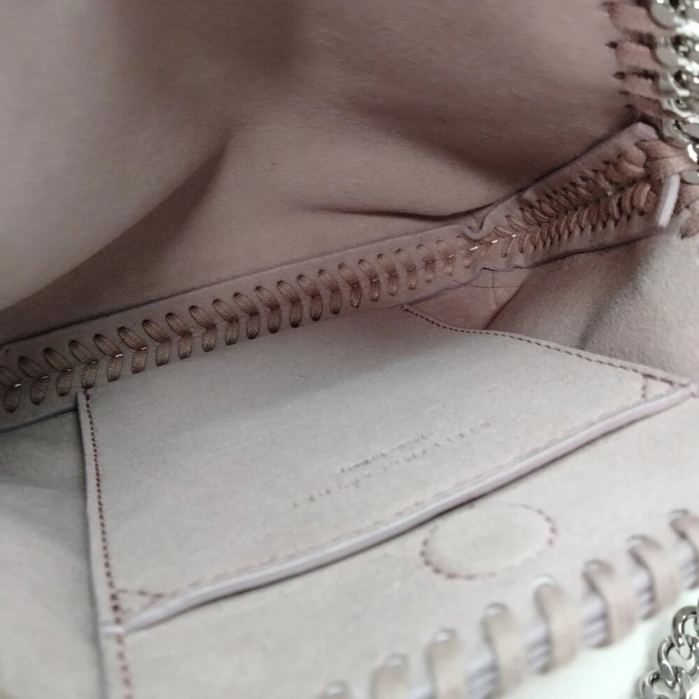 (L4) Stella McCartney Shoulder Bag Pink Polyester - Picture 7 of 9